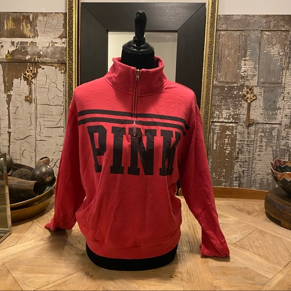 Pink quarter zip sweater - Picture 2 of 4